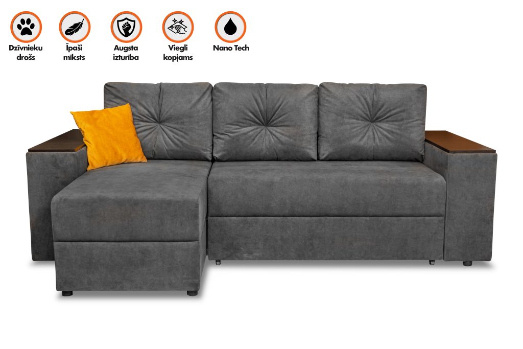 COLUMBUS Lux Gray galerijas bilde