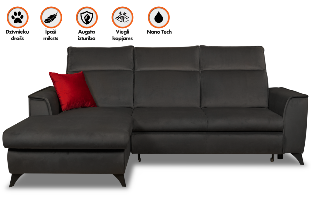 DALLAS Lux Gray galerijas bilde