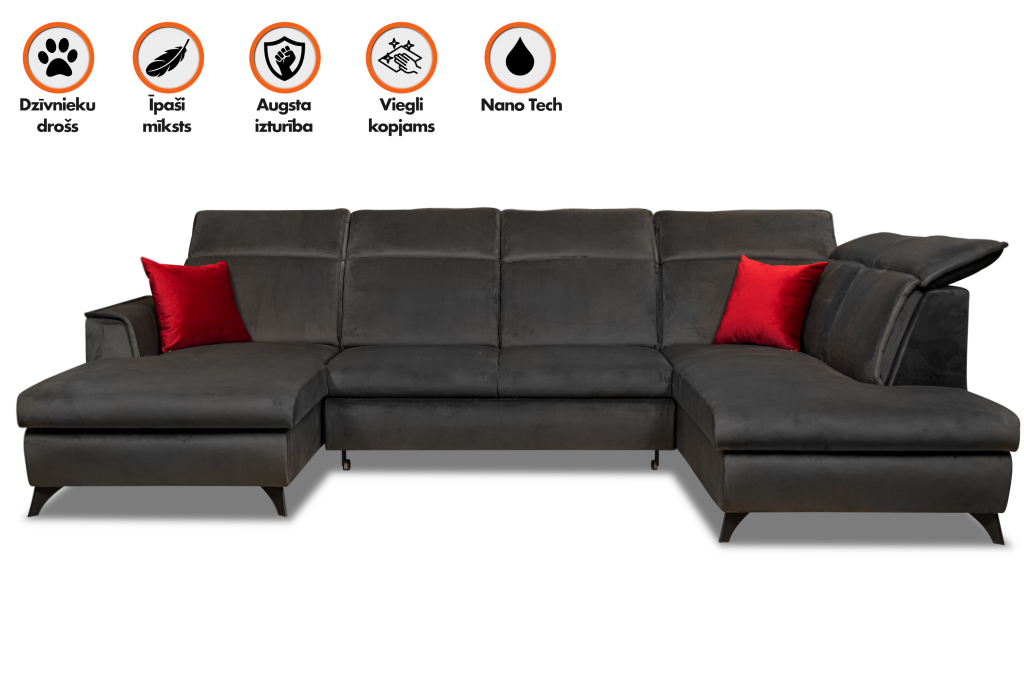 TEXAS Lux Gray galerijas bilde